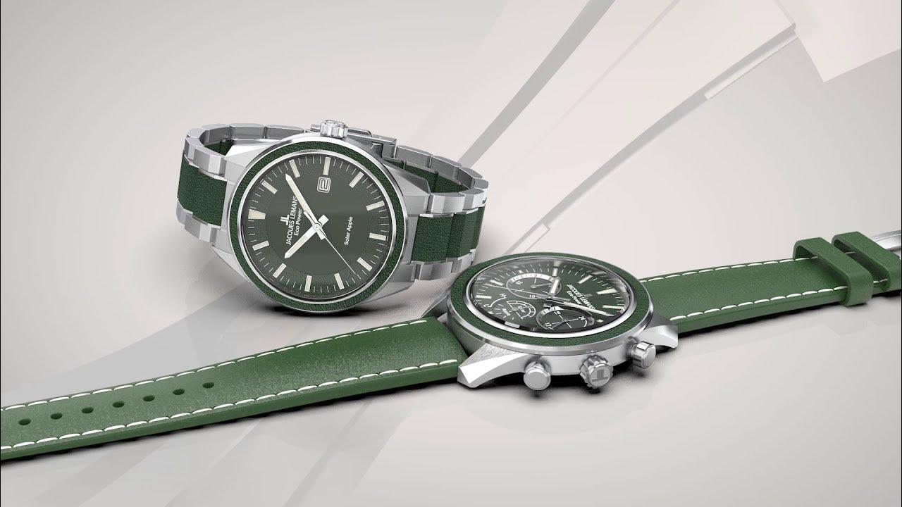 Jacques Lemans Watches: Powered by Light | Eco Power – Solar Collection -  YouTube