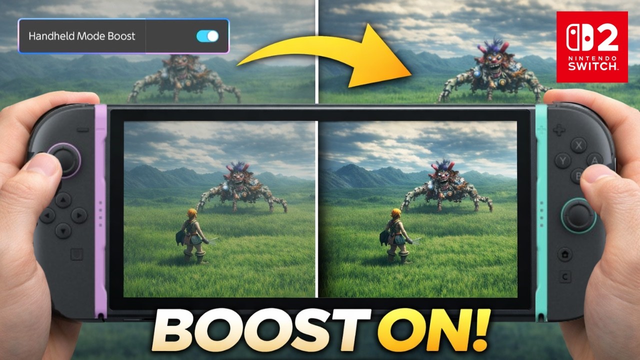 How to turn on Handheld Mode Boost on Nintendo Switch 2 (Better ...
