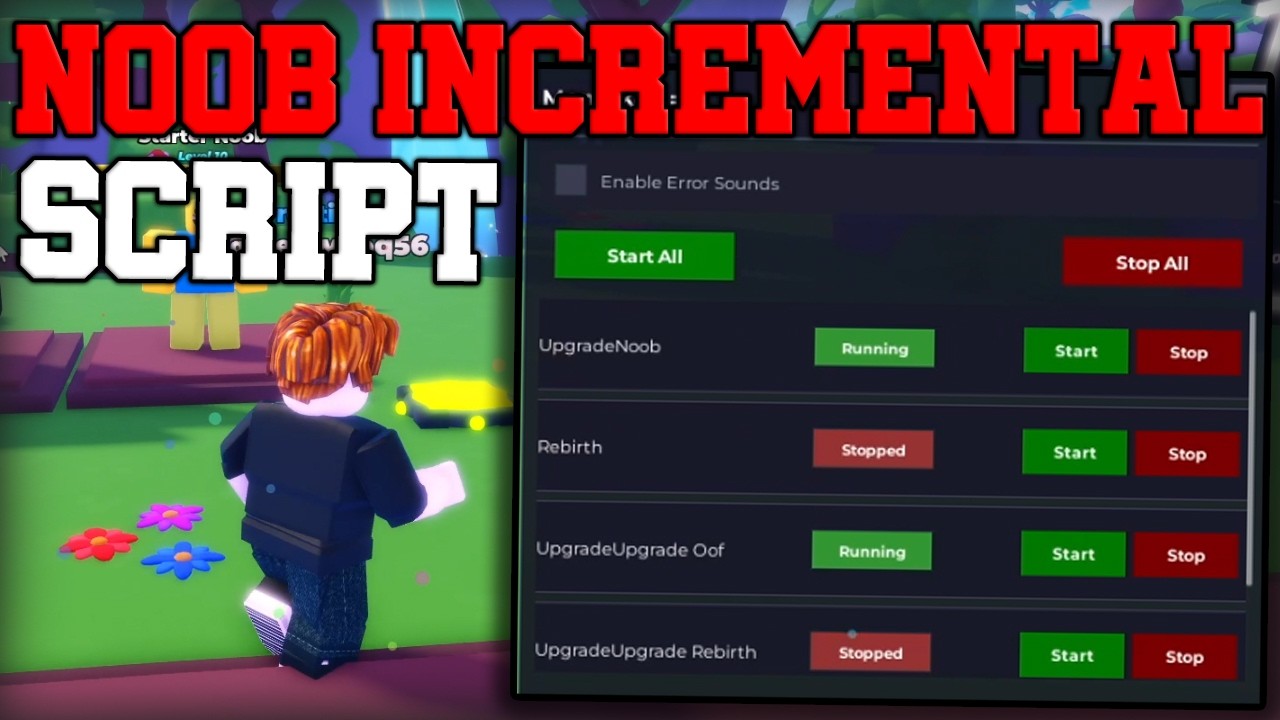 🔥REALM 2] Noob Incremental NEW Script Auto Farm, Auto Upgrade