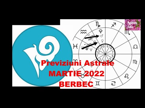 Previziuni Astrale MARTIE 2022- zodia BERBEC