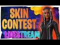 🛑LIVE: 💥SKIN CONTEST💥 - 🏆Custom Games - Skin Contest - Fortnite S8