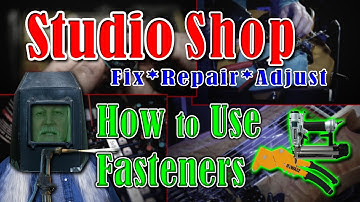 Studio Shop How to Use Fasteners Video