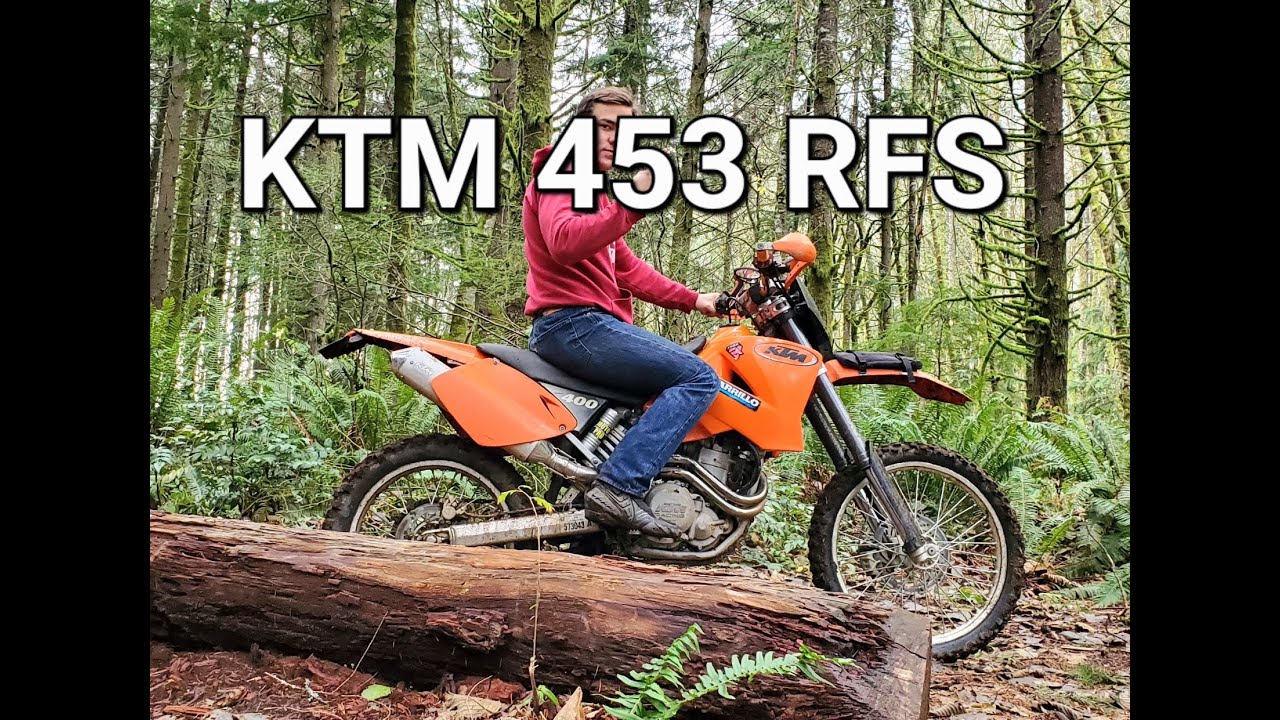 Ktm Rfs 400 2001 KTM 453/ 400 Woods ride RFS - YouTube