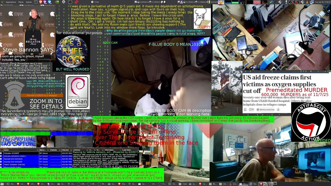 LIVE CAMS of ADHD Schizophrenic No more illegal trade and DRUGS coming soon Music.Suno AI n matt Rap