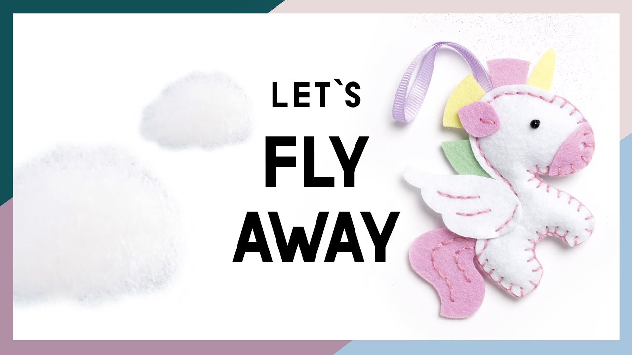 Mini Filzini Unicorn I DIY Tutorial with sewing instructions - YouTube
