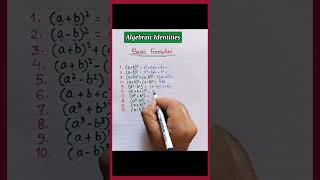 Celebrity Top 10 Most Important Algebraic Formula | Easy and Simple List Of Algebraic Formula | for all grades Wealth