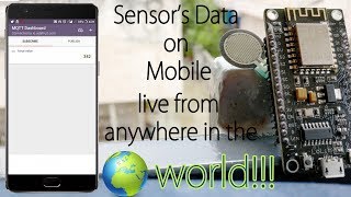 Live monitoring your sensor's value from anywhere in the world using ESP8266 and Adafruit MQTT screenshot 4