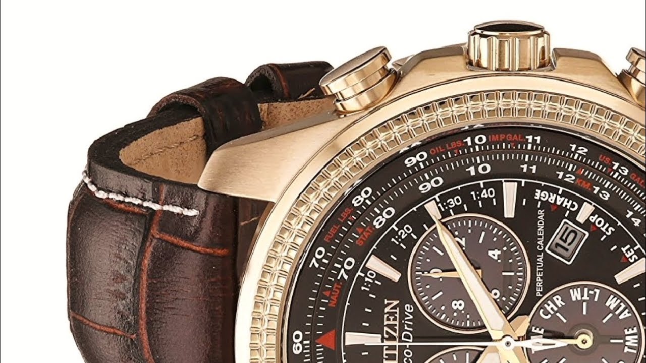 Citizen Eco Drive Watches BL5403-03X with Leather Band - YouTube