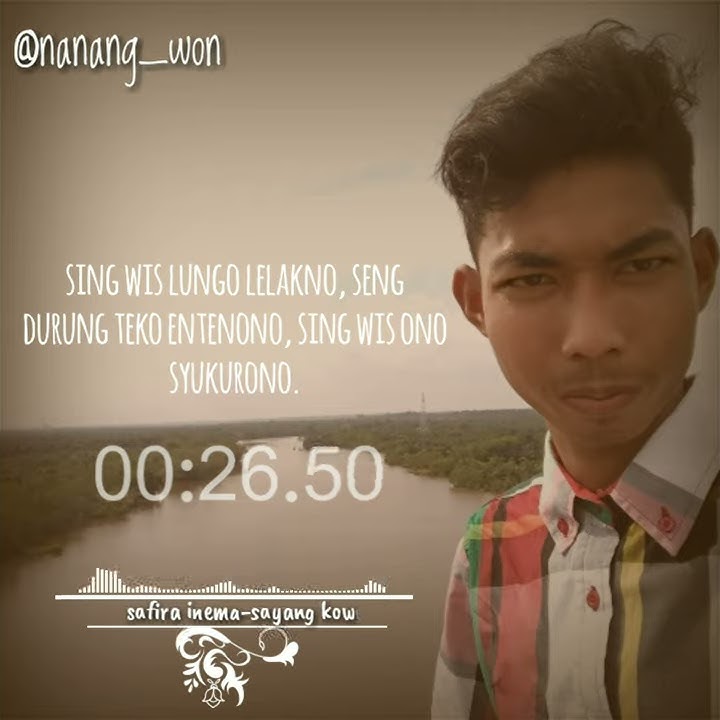wes lelakno, mbok entenono gek syukurono (pepatah jawa)
