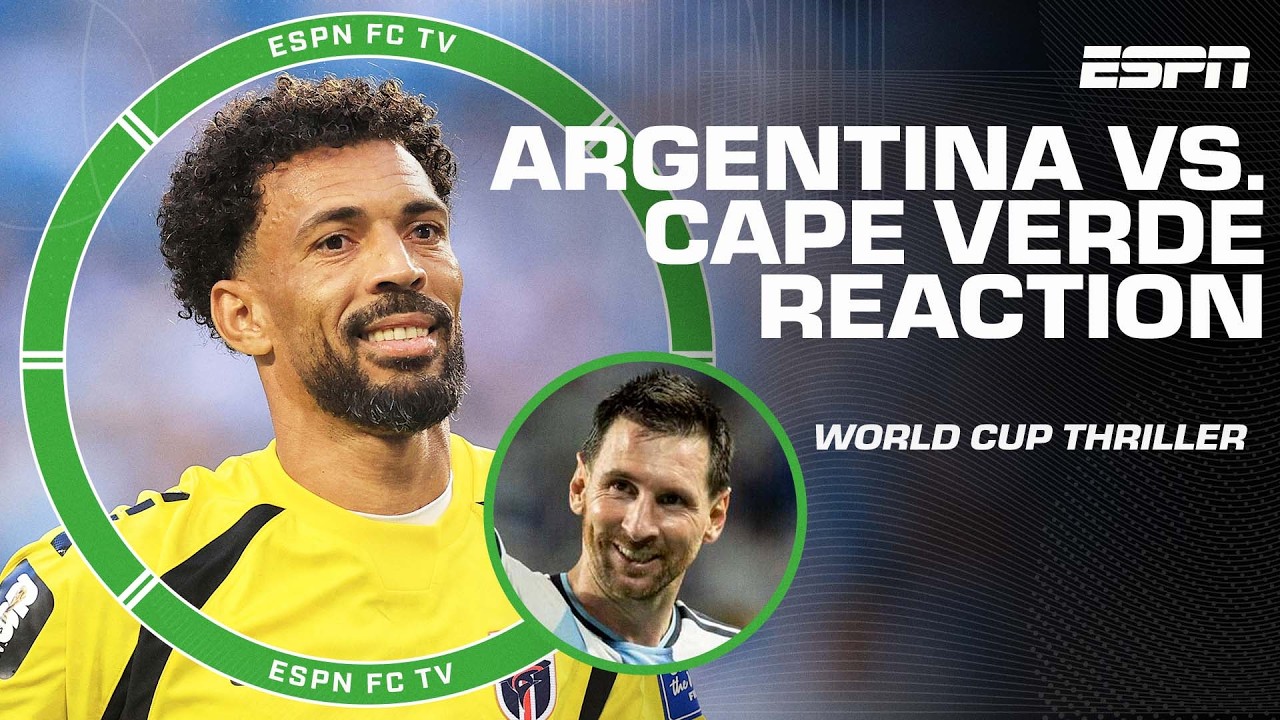 WORLD CUP THRILLER ⚽ Cape Verde left it all on the field against Argentina ❤️ | ESPN FC