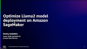 Run inference on Amazon SageMaker | Step 3: Optimize model deployment | Amazon Web Services