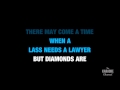 Diamonds are a girls best friend in the style of marilyn monroe with lyrics no lead vocal