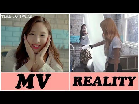 Twice MV vs Reality Like ooh Aah #1