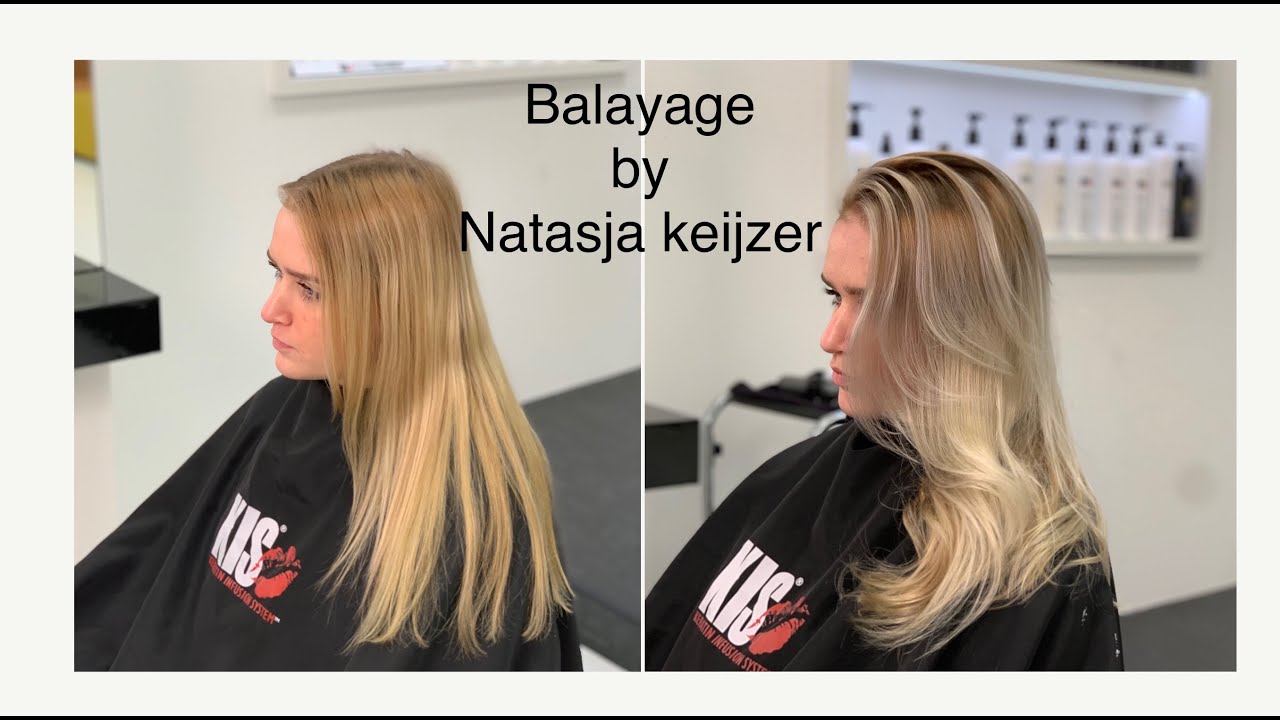 How To : Balayage , Geheel Geverfd Haar Terug Naar Een Balayage In 1  Behandeling By Natasja Keijzer - Youtube