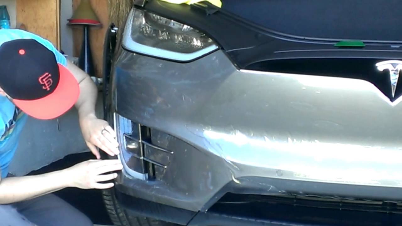 Tesla Model X Gets A Full Body Xpel Wrap Youtube