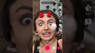 MAQUILLAJE de DIABLA para transición de HALLOWEEN *tutorial* || Trisayla