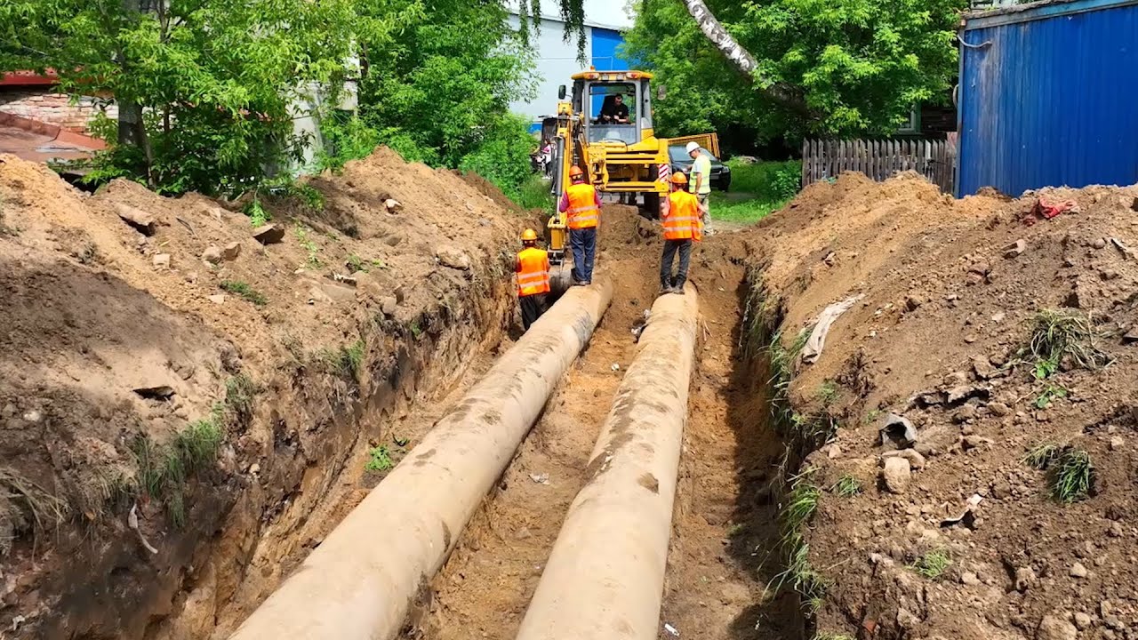 В Люберцах стартовал капитальный ремонт тепловых сетей - YouTube