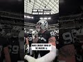 Preseason or not, maxx crosby is gonna get hype for his pregame speech 😤