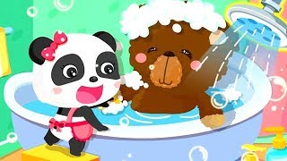 Baby Panda Happy Clean - Educational Games for Kids - PandaKidsPA screenshot 5