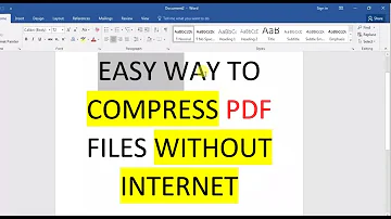 Jak komprimovat soubory PDF?