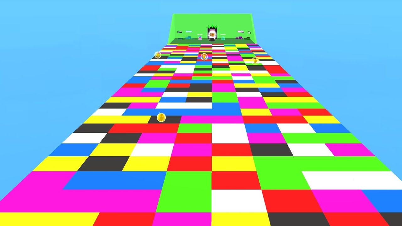 Obby Parkour Colour Block Race | Who Will Survive Till The End