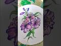 Purple Flower Drawing l How To Draw Flower l Flower Drawing #flowerdrawing#drawing#art