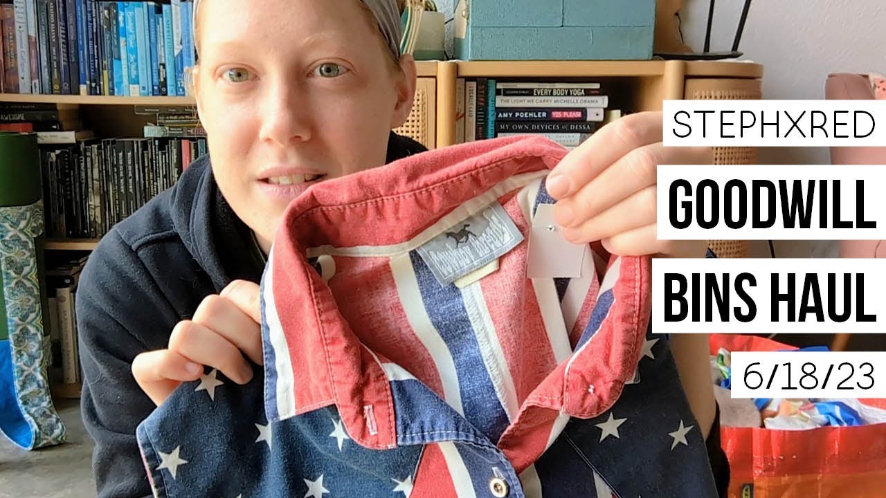 Goodwill Outlet Bins Haul 6/18/23 stephxred YouTube