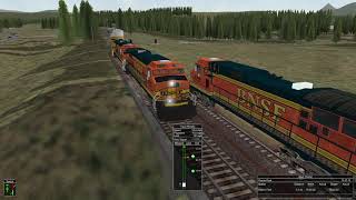 OR (MSTS) Marias Pass activity: Running with Hotbox