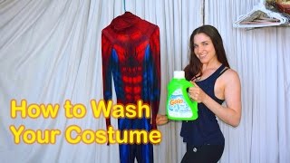 How To Wash Your Costume ( Spiderman Cosplay)