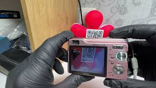Sony Cyber-SHOT DSC-W80 7.2MP 3x Zoom Digital Camera - PINK vintage Y2k