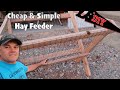 DIY Hay Feeder For Goats | Kiko Goats | Reclaimed Wood Project