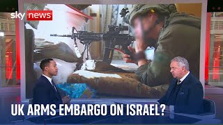 Could the UK place an arms embargo on Israel? | Israel-Hamas war