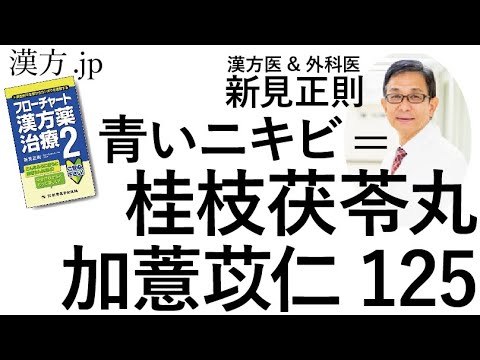 漢方 Jp 青いニキビ 桂枝茯苓丸加薏苡仁125 新見正則が解説 Youtube