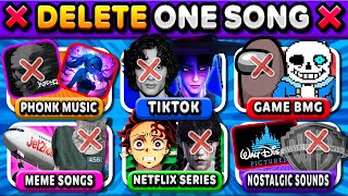 Delete One Song: RANDOM Rules #3🔥 Memes, Tiktok, Games, Collabs | Music Quiz 2025