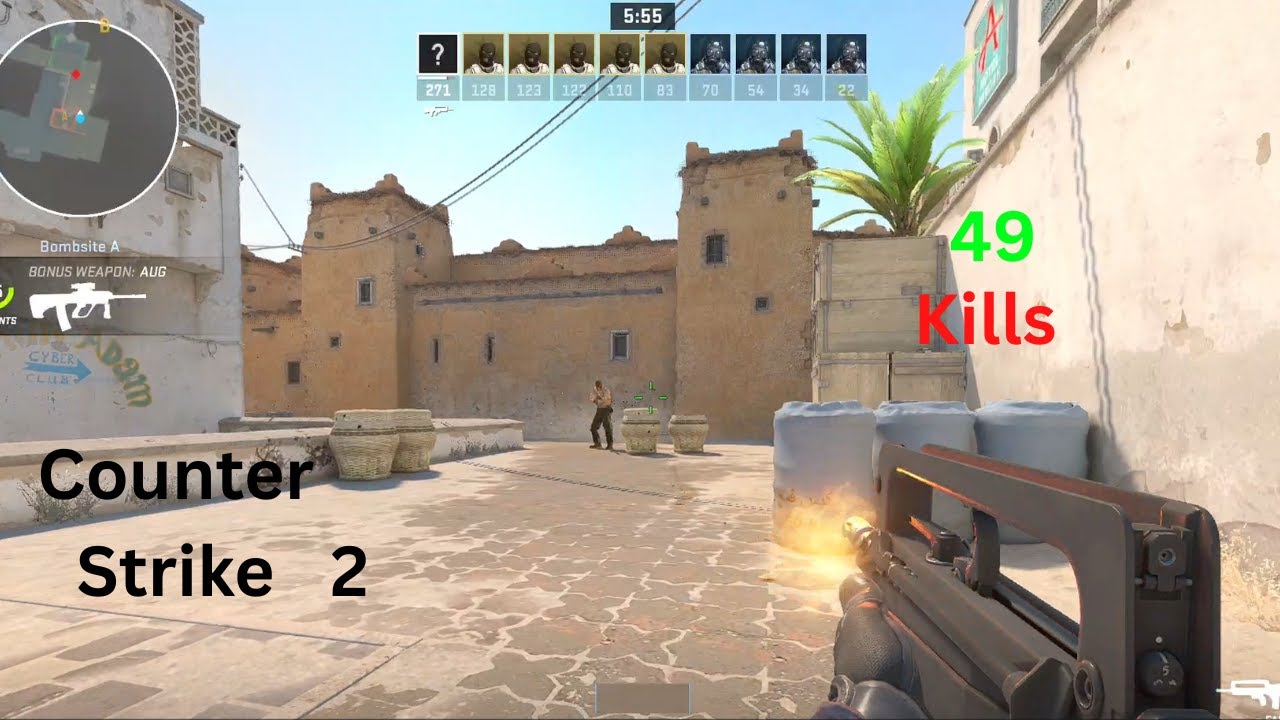 Counter strike 2 Dust II Gameplay 12 (no commentary) - YouTube