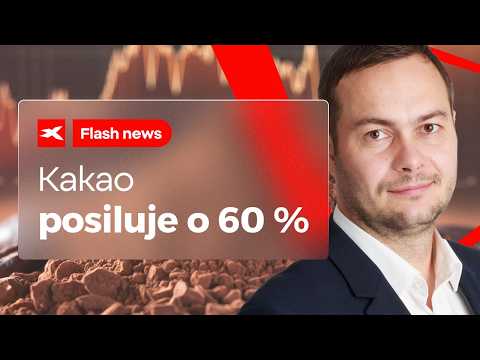 Flash news: Ceny kakaa posilují o 60% od minim z března