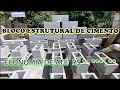 Como fazer bloco de cimento estrutural