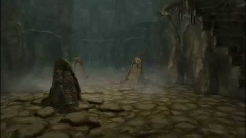 Elder Scrolls V Skyrim - Puzzle Solving! - Ustengrav Depths Gate Puzzle