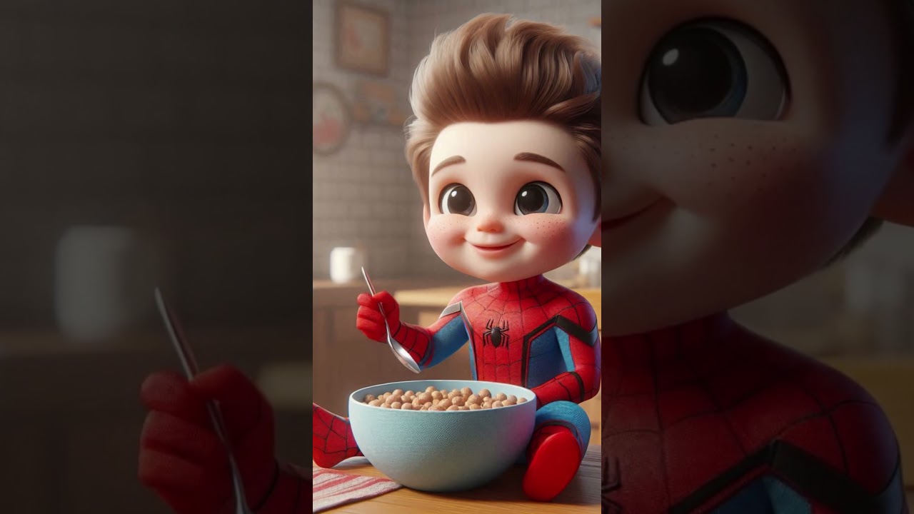 Cute Little Spider-Man’s First Day of School Adventure!