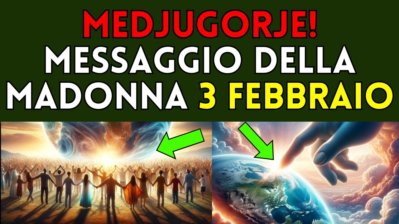 Medjugorje! Messaggio della Madonna 3 febbraio, Festa della Luce! - YouTube