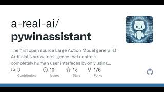 GitHub - a-real-ai/pywinassistant: The first open source Large Action Model generalist Artificial...