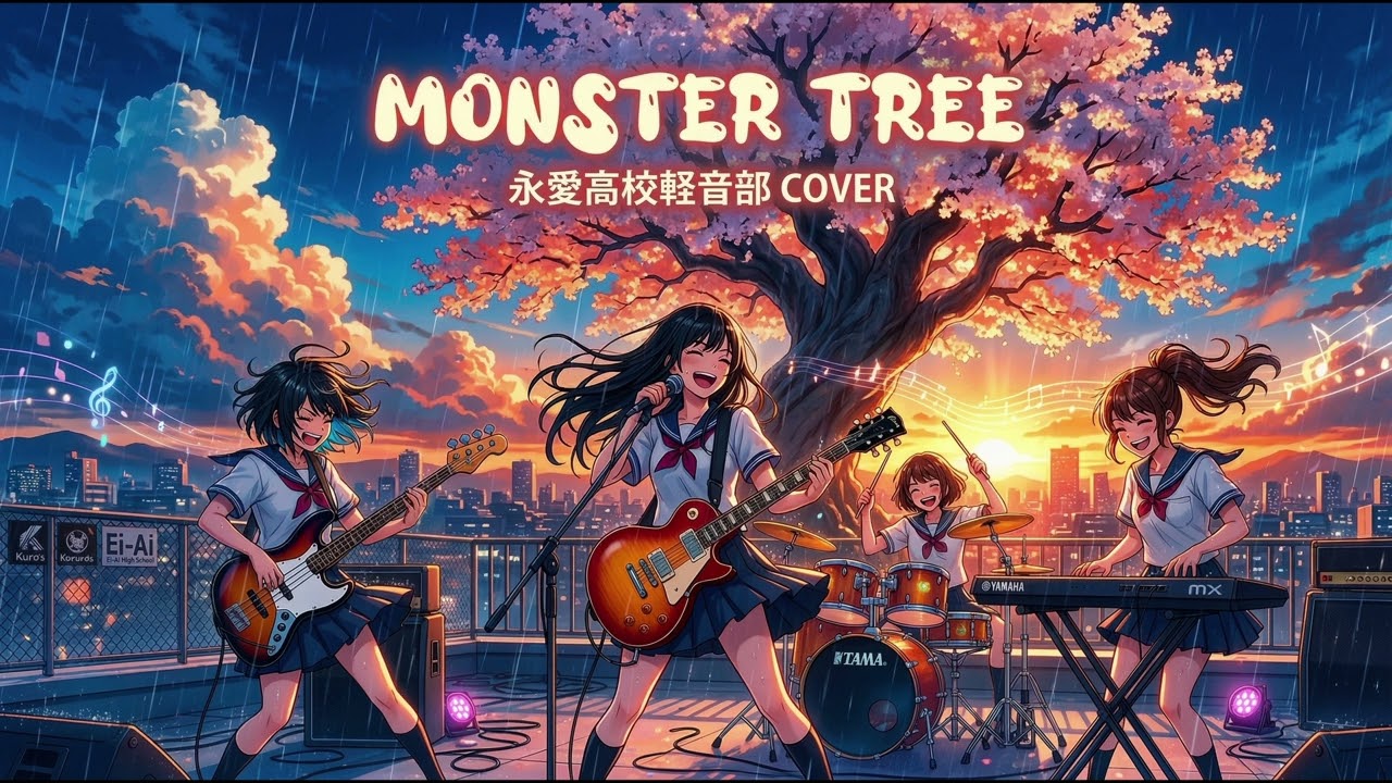 MONSTER TREE / SHAKALABBITS(Cover by 永愛高校軽音部) - YouTube