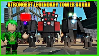 Aku Membuat Pertahanan Tower Tak Terkalahkan Dari Kombinasi Legendary Trio Titan & Plungerman screenshot 3