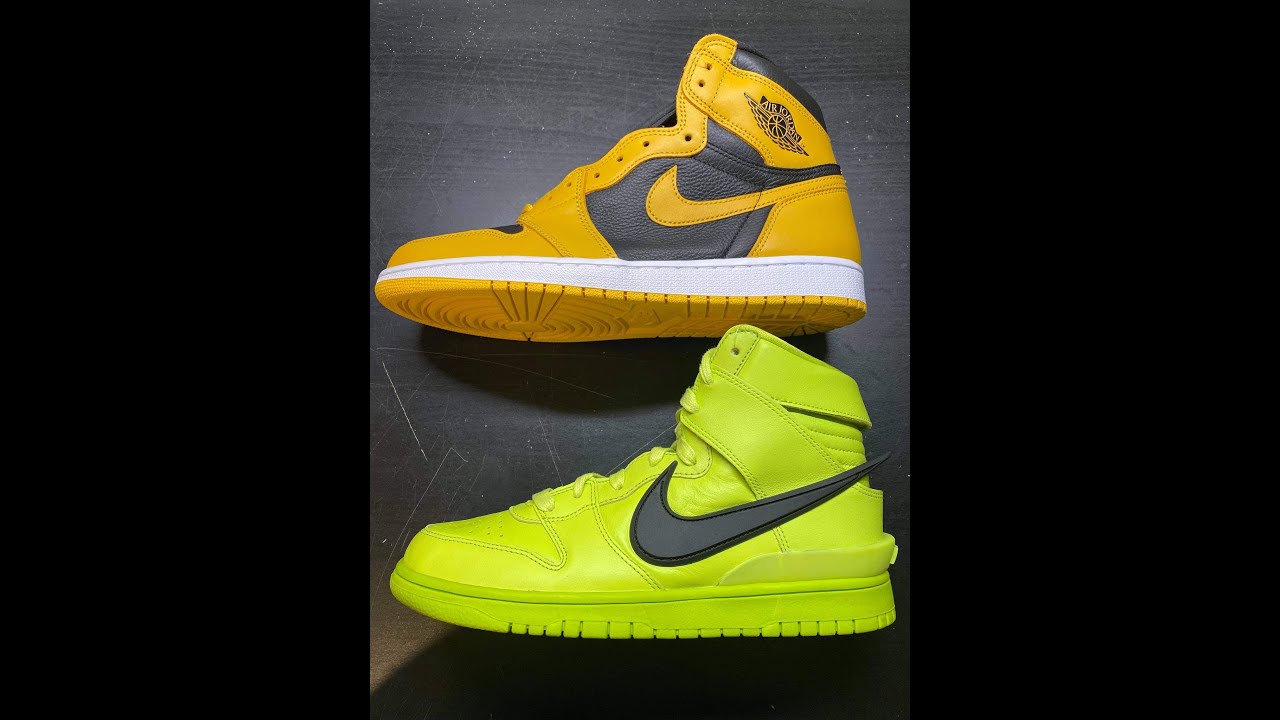 2021 Nike Ambush Dunk Atmoic Green sz 8 CU7544 300 Jordan I High 555088 701 Pollen sz 5 5,9,11 5
