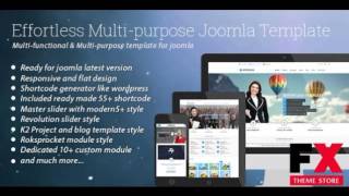 Preview Effortless - Multi-purpose Joomla Template TFx