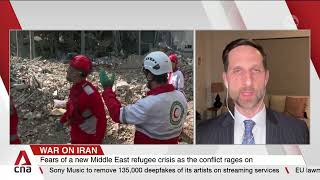 Iran displacement could spread if safety deteriorates, analyst warns