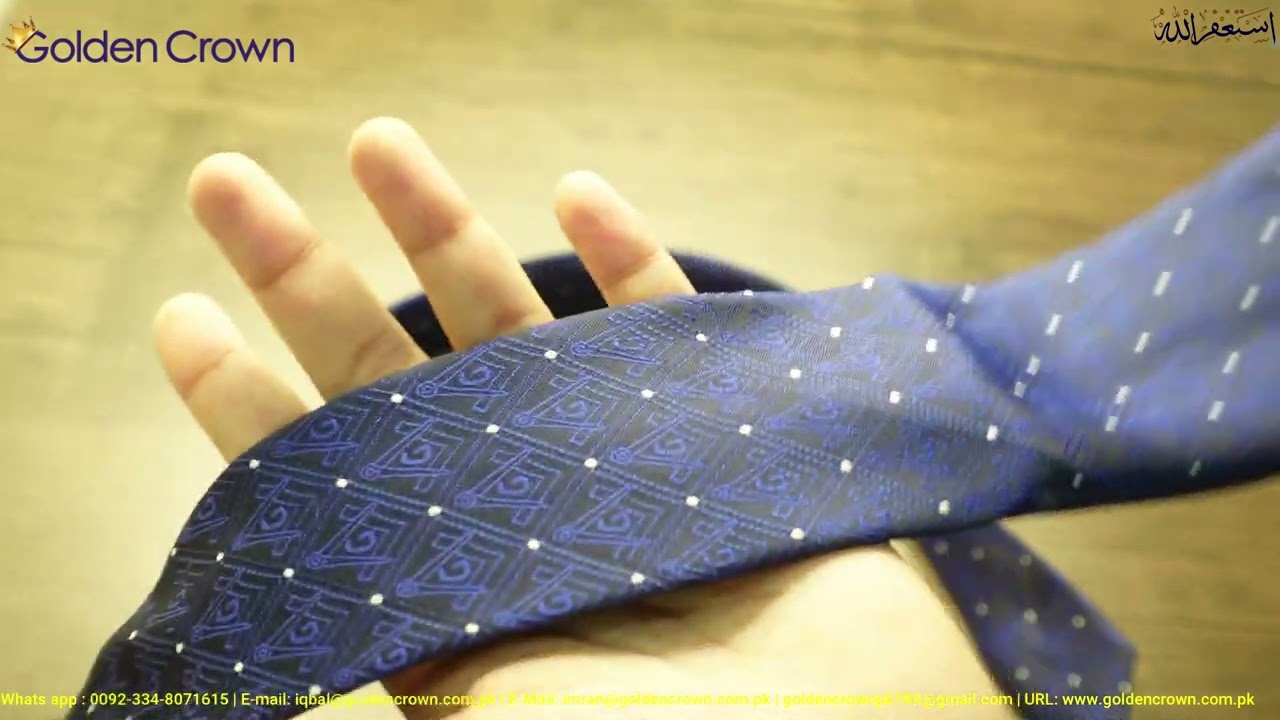 Masonic Tie with Square Compass with G Blue, Masonic Regalia Tie Wholesale,  Masonic Tie Suppliers