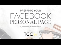 Getting your personal facebook profile ready for business