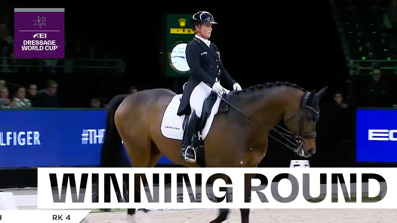 Charlotte Fry and Everdale victorious in Amsterdam! 🏆 |  FEI Dressage World Cup™ Amsterdam 2024