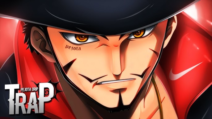 Estátua Dracule Mihawk Olhos de Gavião com Espada Yoru: One Piece